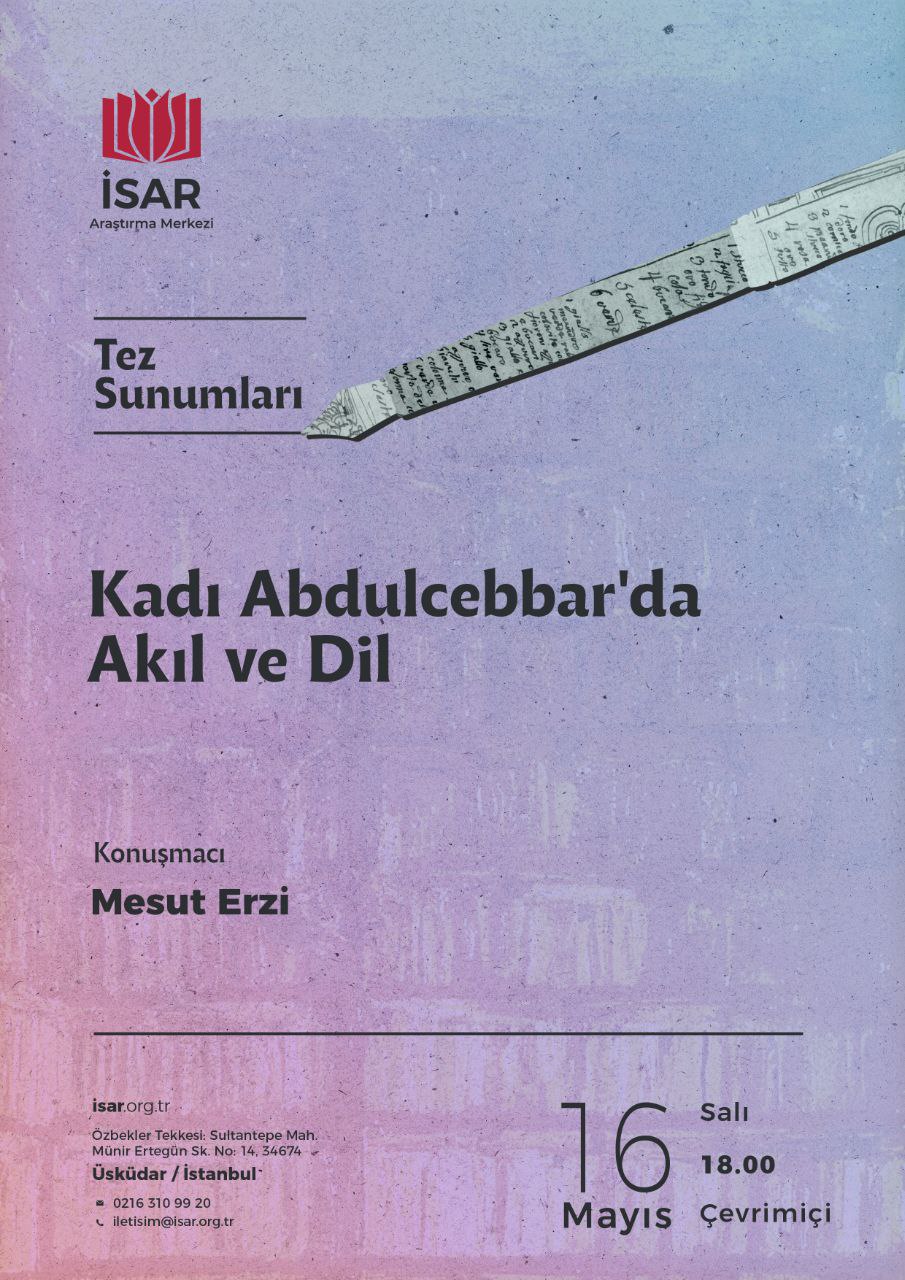 Kadı Abdulcebbar’da Akıl ve Dil