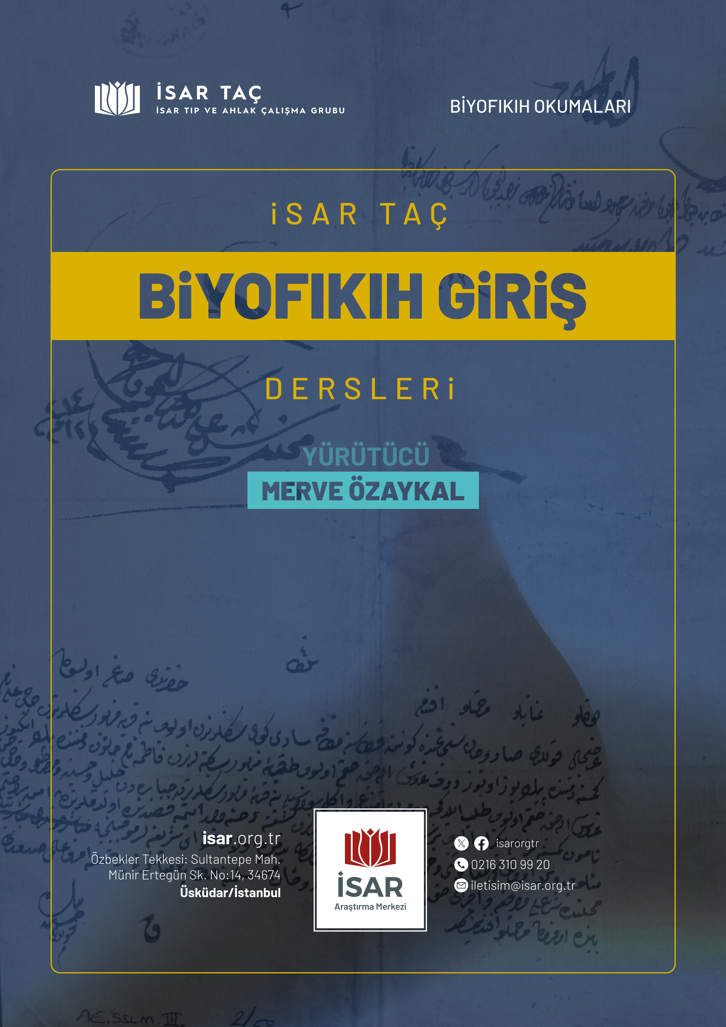 Biyofıkıh Giriş Dersleri