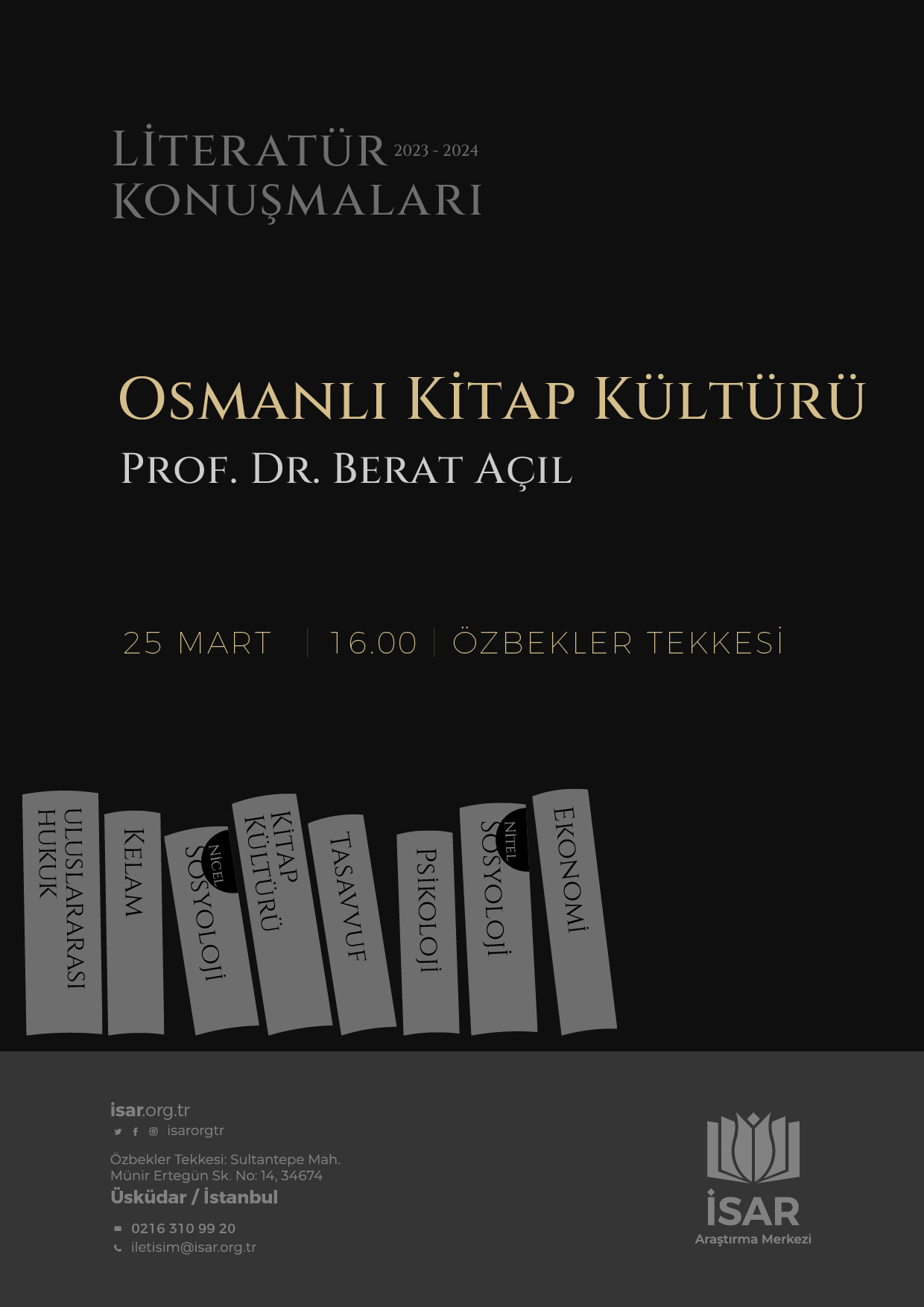 Literatür Konuşmaları-6: Osmanlı Kitap Kültürü