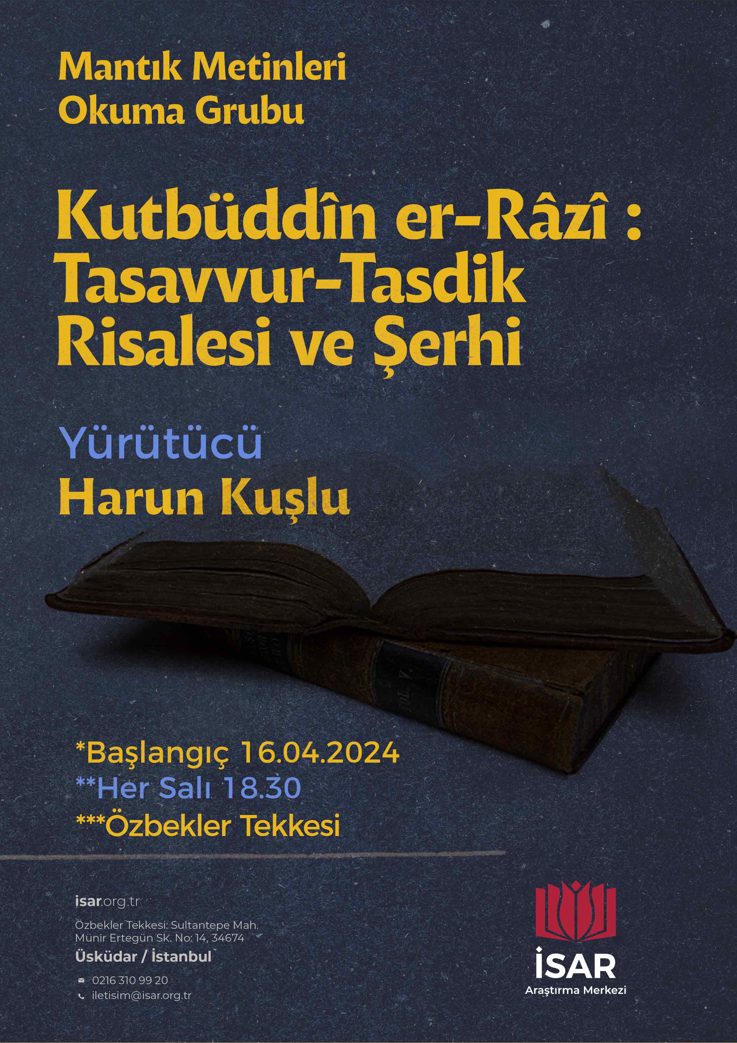 Kutbüddin er-Râzî: Tasavvur-Tasdik Risalesi ve Şerhi