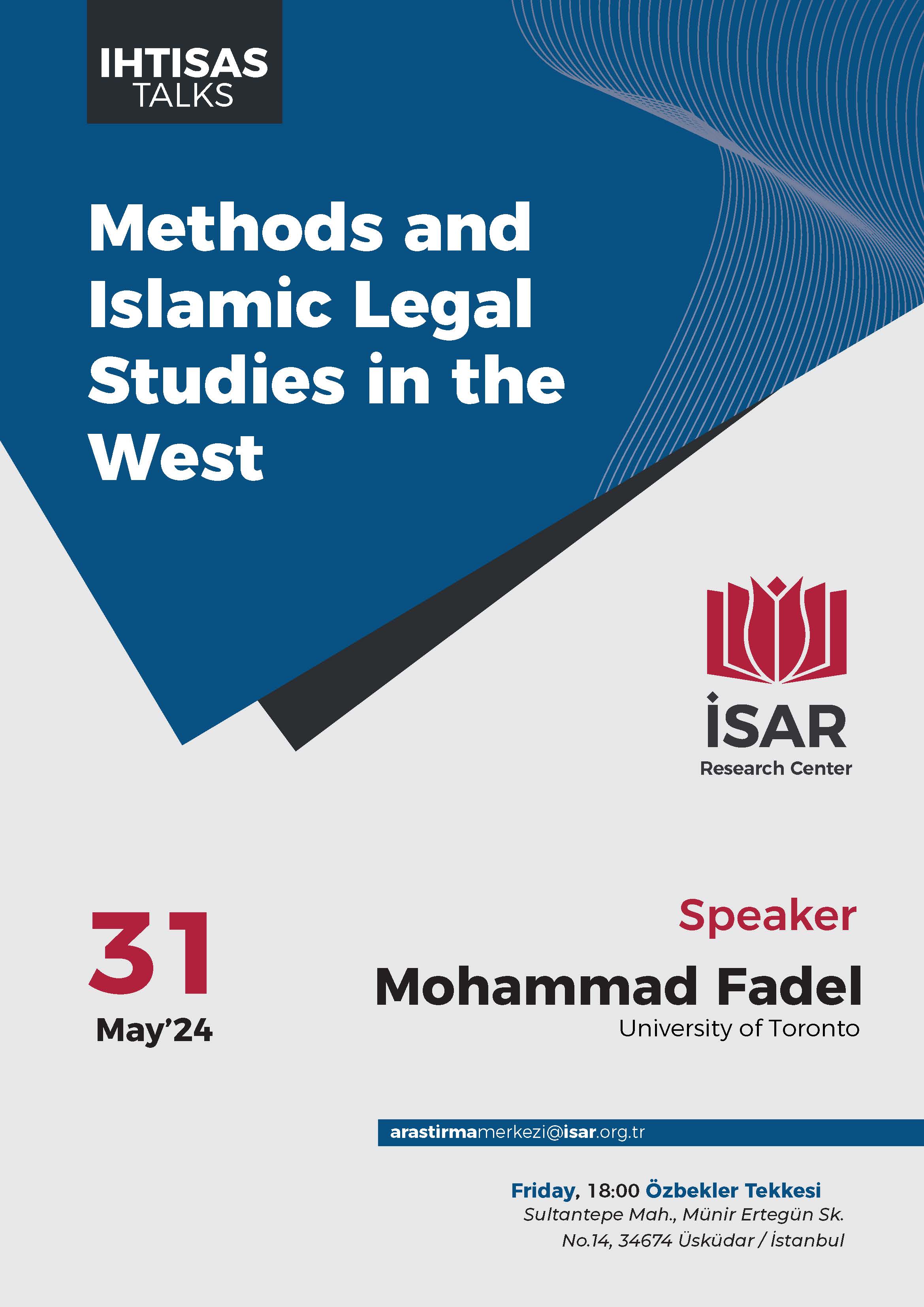 Methods and Islamic Legal Studies in the West