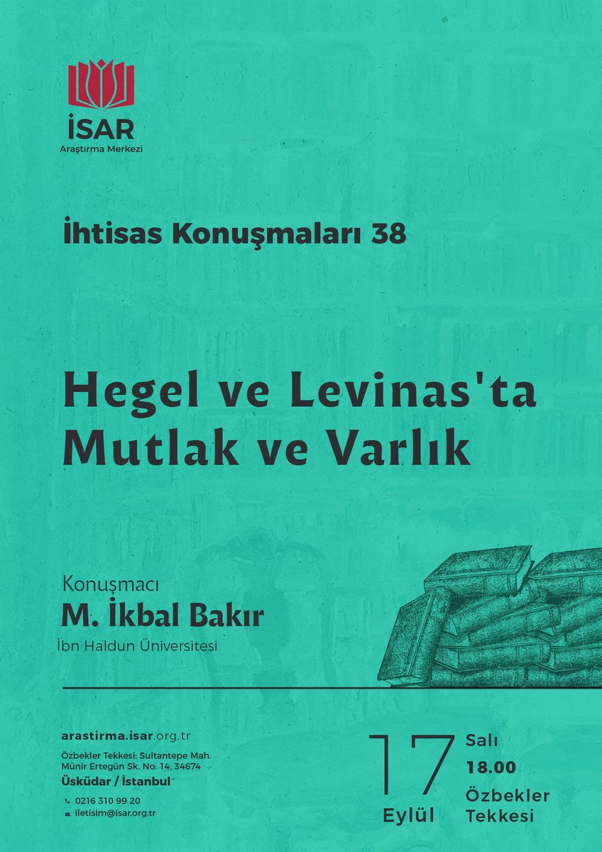 Hegel ve Levinas’ta Mutlak ve Varlık