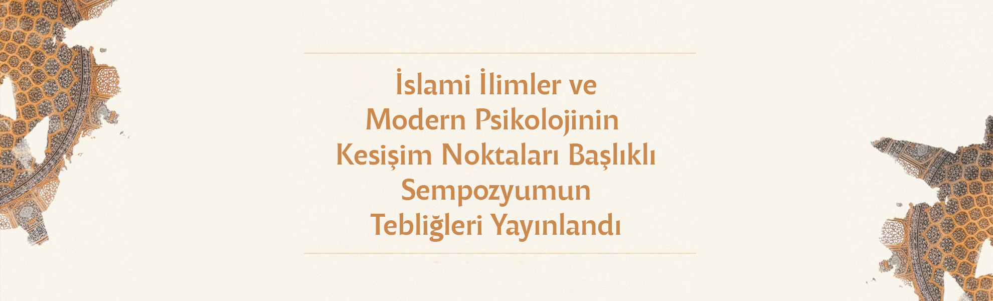 Psikoloji Sempozyumu Tebliğleri Yayınlandı