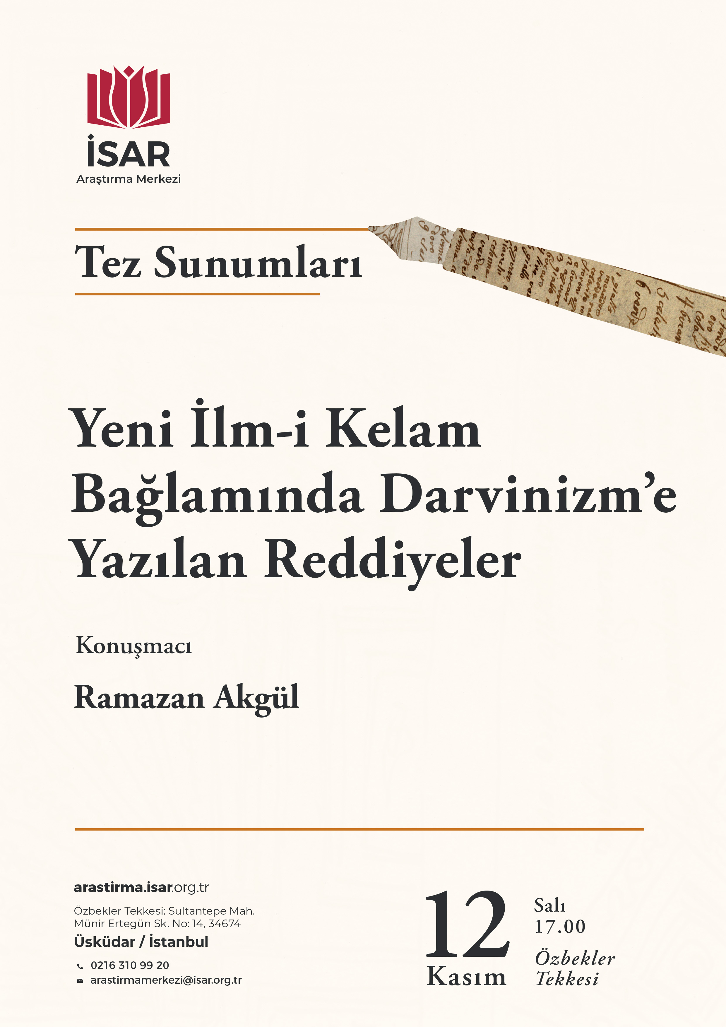 Yeni İlm-i Kelam Bağlamında Darvinizm’e Yazılan Reddiyeler