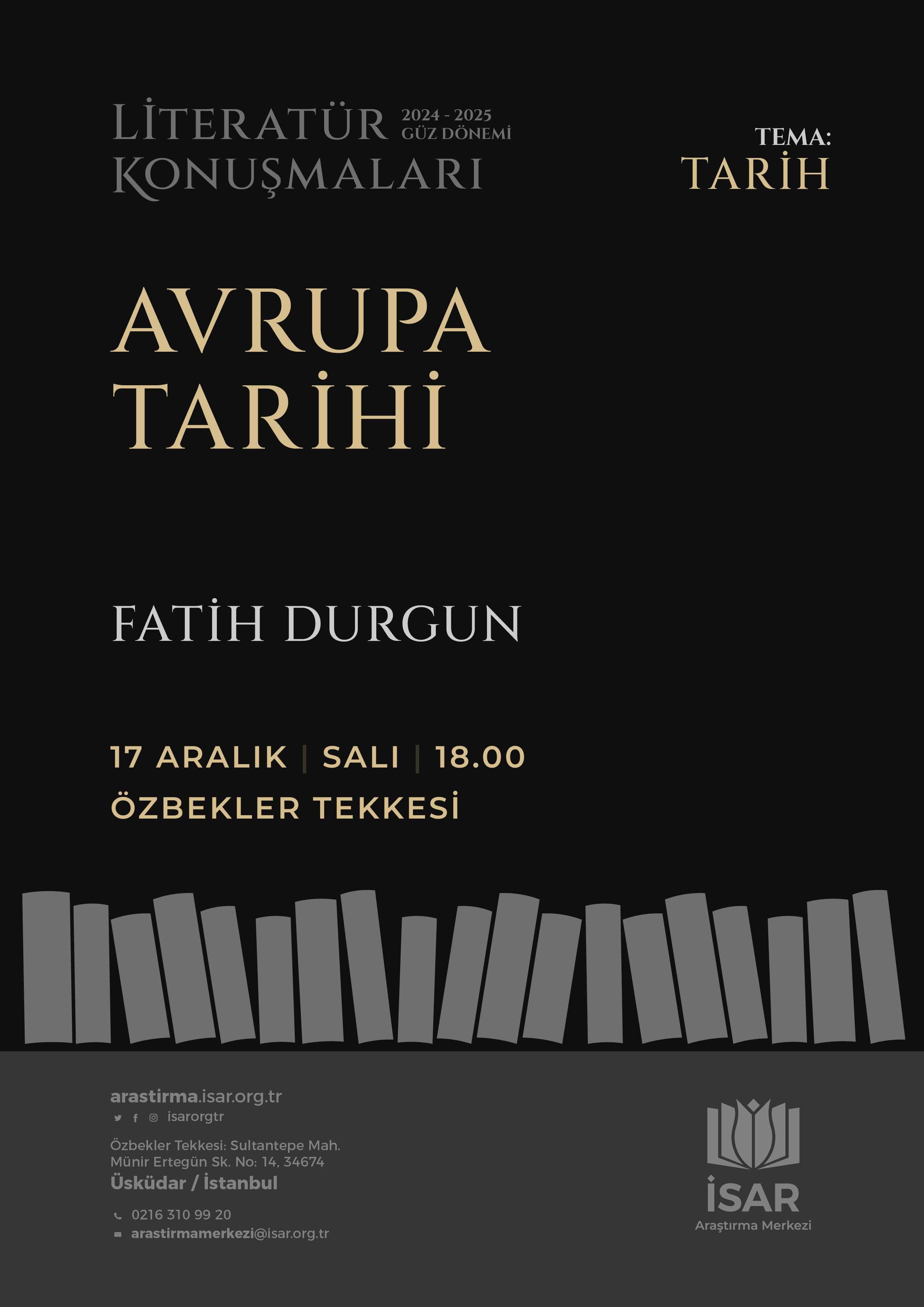 Literatür Konuşmaları-10: Avrupa Tarihi