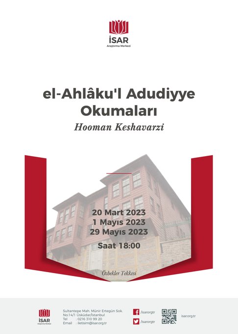 el-Ahlaku’l-Adudiyye Okumaları