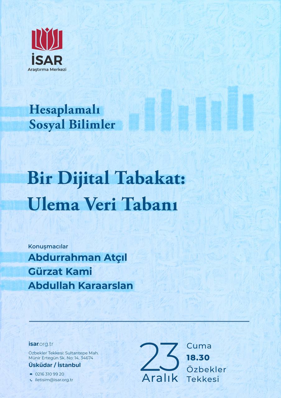 Bir Dijital Tabakat: Ulema Veri Tabanı