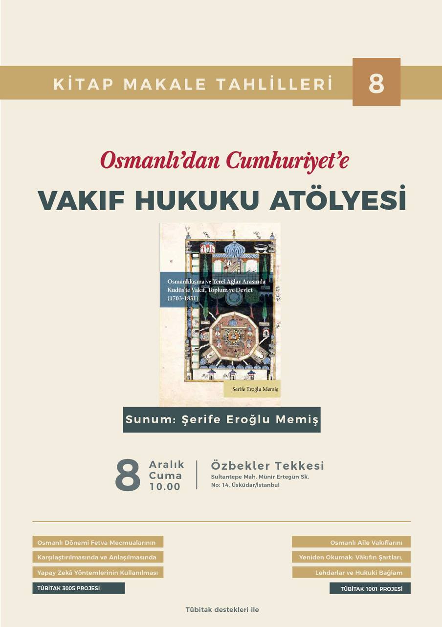 Osmanlılaşma ve Yerel Ağlar Arasında Kudüs'te Vakıf, Toplum ve Devlet (1703-1831)