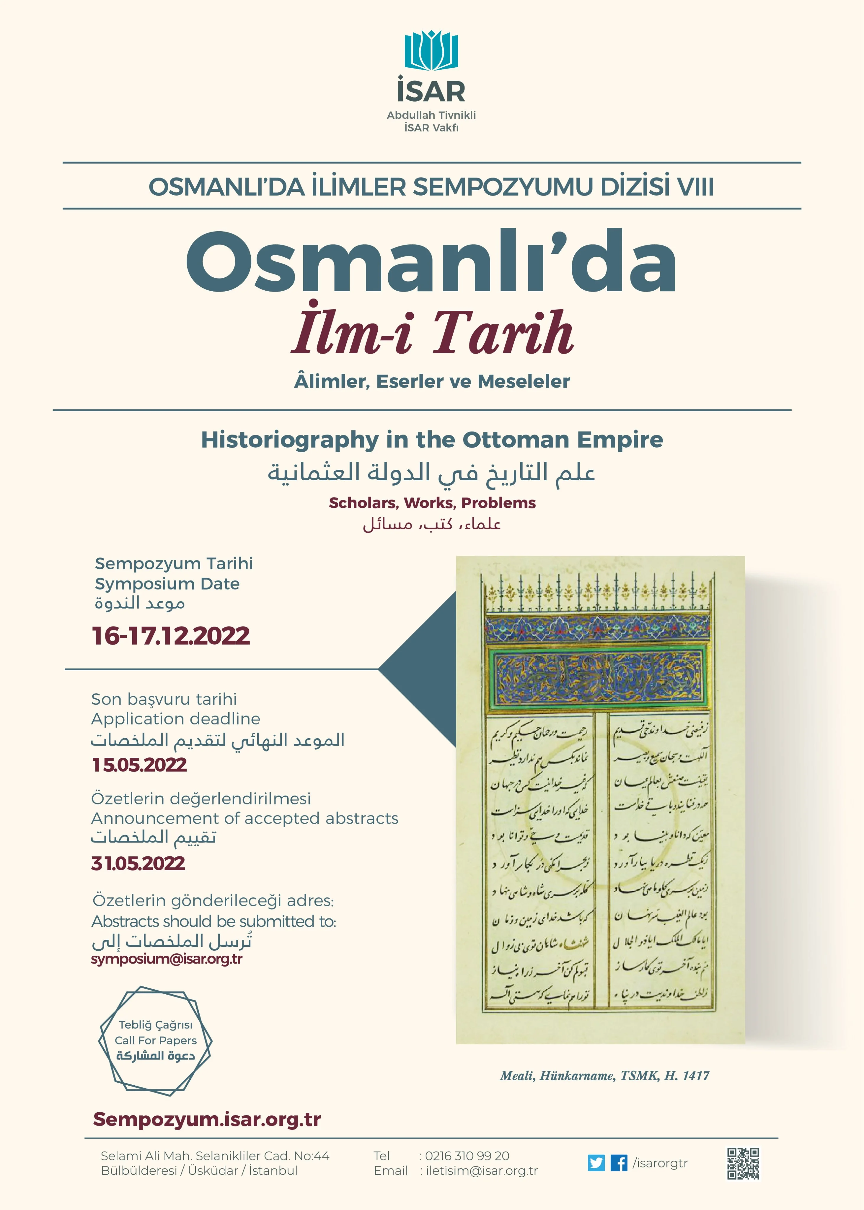 Osmanlı'da İlm-i Tarih Sempozyumu