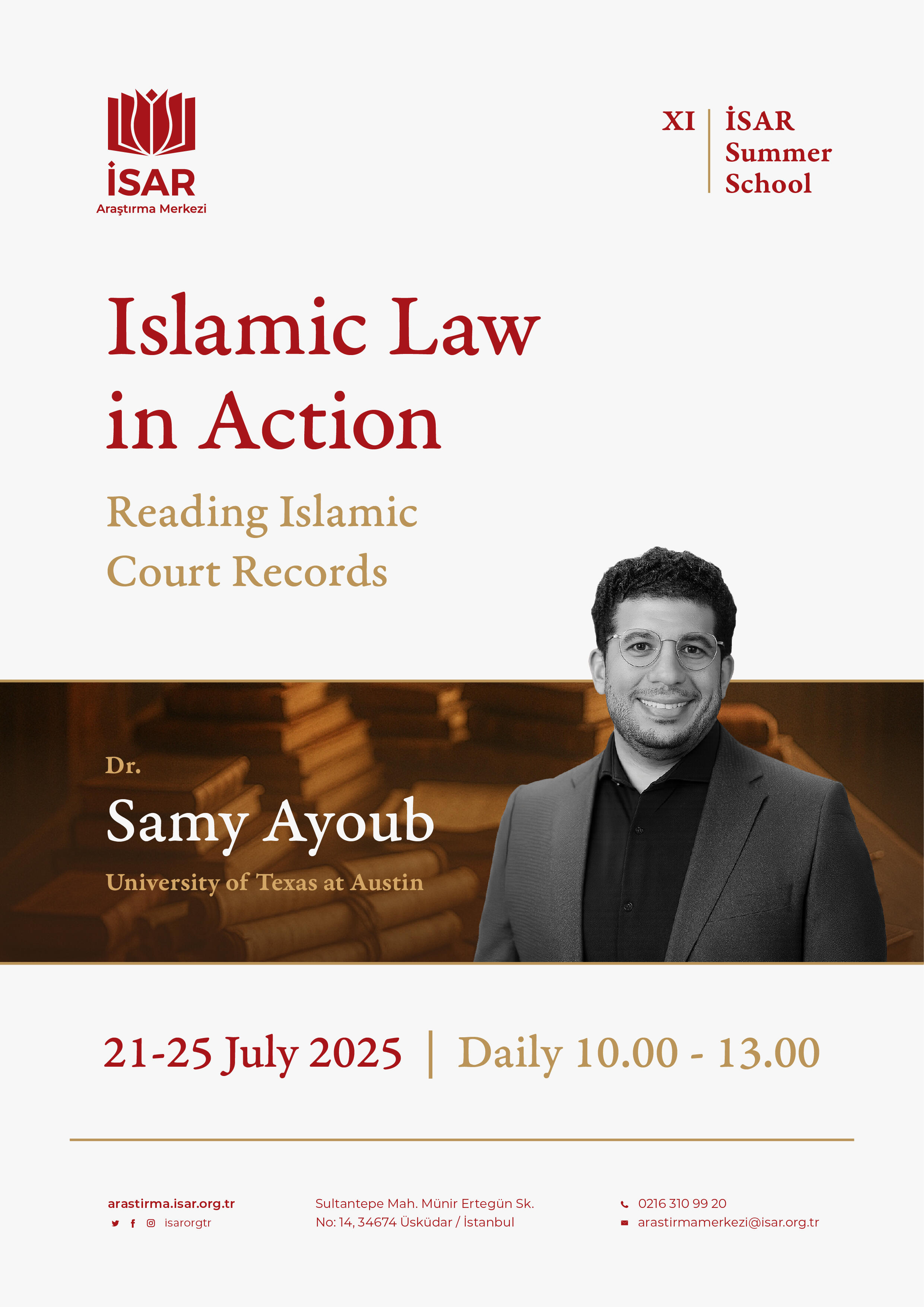 11. İSAR Yaz Okulu Başvuruları Başladı